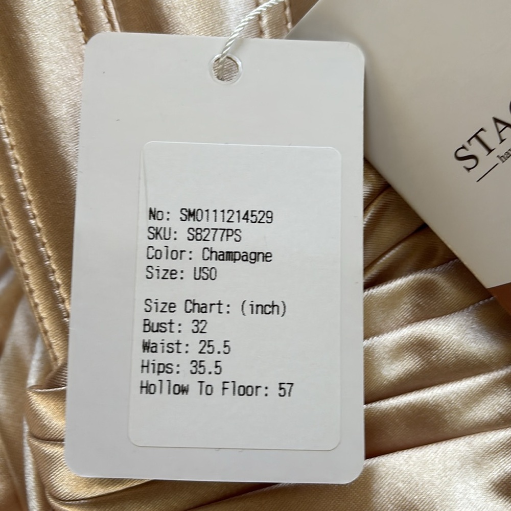 Stacees champagne Evening Gown/Prom dress - Picture 11 of 11